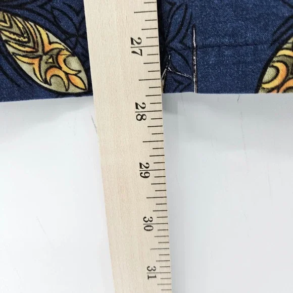 Vintage Kalaheo Shirt Mens Large Hawaiian Button Up Boats Floral AOP Tiki Ki - Picture 5 of 9